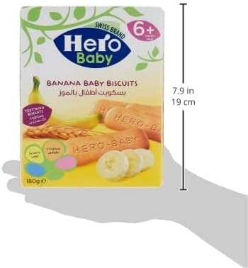 HERO BABY BANANA BISCUITS 180GM
