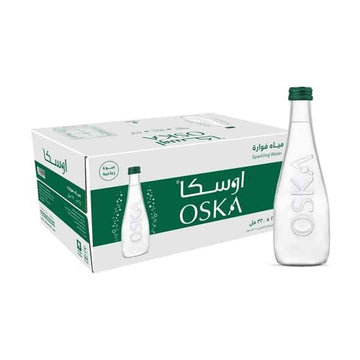 Oska Glass Sparkling Water 330 ml - Pack of 24