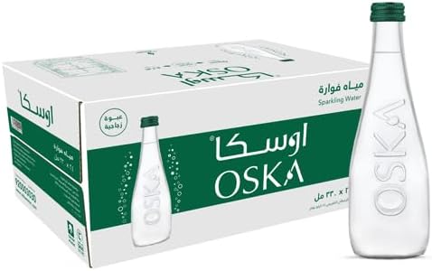 Oska Glass Sparkling Water 330 ml - Pack of 24