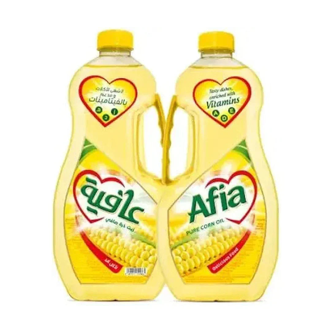 Afia Corn Plus Oil 1.5 Liter 2-Pack