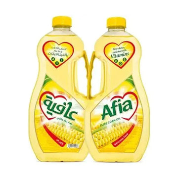 Afia Corn Plus Oil 1.5 Liter 2-Pack