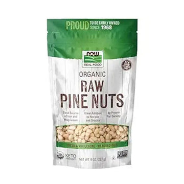 NOW Foods, Real Food, Organic, Raw Pine Nuts, 8 oz (227 g)