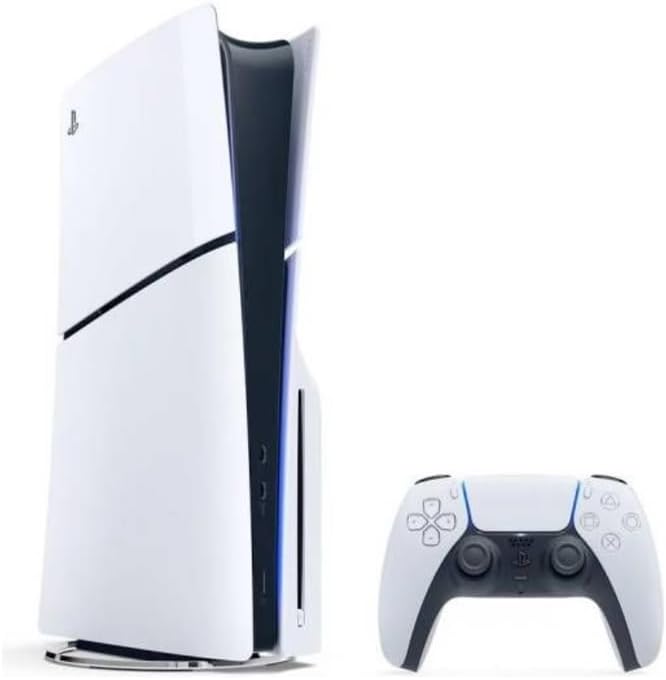 Sony PlayStation 5 Slim Disc with Extra Dualsense White Controller and FC26 - International Version