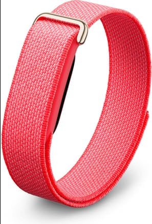 Google Fitbit Air - Activity Tracker without Display with Fitness Tracking, Heart Rate Monitor and Sleep Analysis - Personalised AI-based Coaching - Up to 7 Days Battery Life - Berry