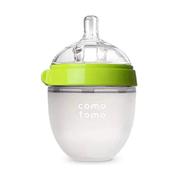 Comotomo Natural Feel Baby Bottle, Green, 1 Count