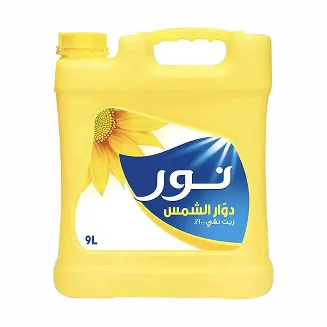 Noor Sunflower Oil, 9 Liter - Pack of 1,