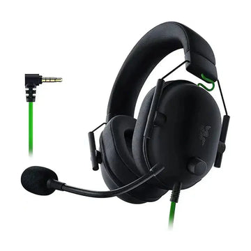 Razer BlackShark V2 X Gaming Headset: 7.1 Surround Sound - 50mm Drivers - Memory Foam Cushion - for PC, PS4, PS5, Switch, Xbox One, Xbox Series X|S, Mobile - 3.5mm Audio Jack - Black