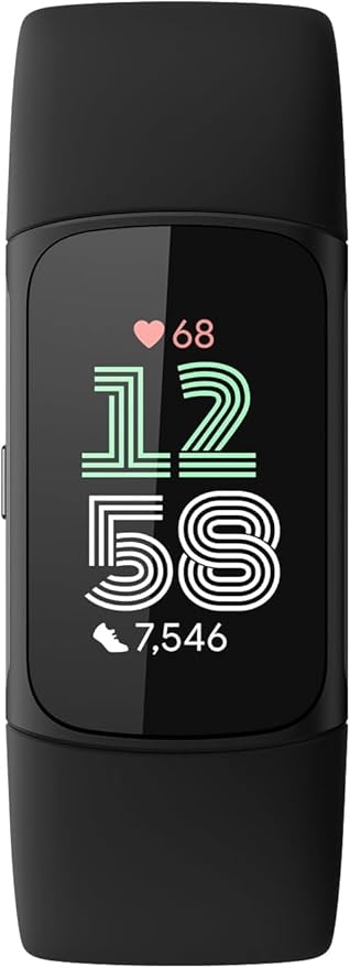 Fitbit Google Charge 6 Activity Tracker with 6-months Premium Membership Included, 7 days battery life and Google Wallet and Google Maps