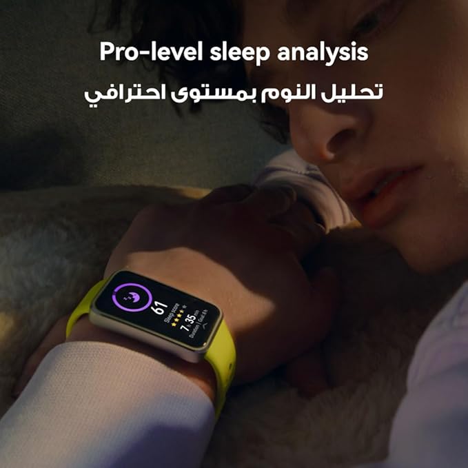 HUAWEI Band 10 Smartwatch with AI-powered Fitness Monitoring, Pro-Level Sleep Analysis, Emotional Wellbeing Assistant, Streamlined Metallic Design, Fast Charging, HUAWEI Care+, Matte Black