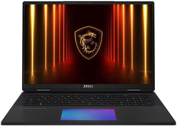 MSI Titan 18 HX AI A2XWJG 18" UHD+ Mini LED 120Hz, Gaming Laptop Computer - Core Black, Intel Core Ultra 9 285HX 2.1GHz; NVIDIA GeForce RXT 5090 GPU 24GB GDDR7; 64GB DDR5 RAM; 2 x 2TB NVMe SSD