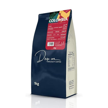 Drip on Specialty Coffee Roasted Beans - Whole Beans 1 kg - Colombia