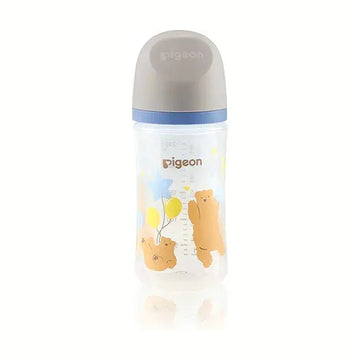 Pigeon Softouch Wide Neck Nursing Bottle Plastic Bear 240 ml