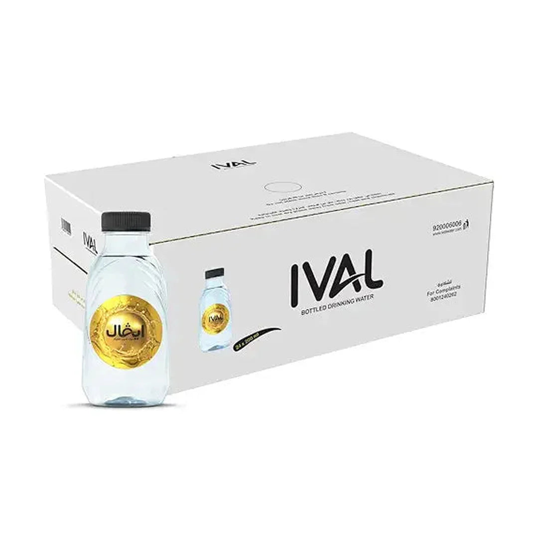 Ival Drop Drinking Water Bottled, 24 x 200 ml