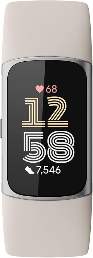 Fitbit Google Charge 6 Activity Tracker with 6-months Premium Membership Included, 7 days battery life and Google Wallet and Google Maps
