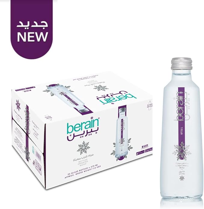Berain Glass Bottle Still Water, 24 x 270 ml