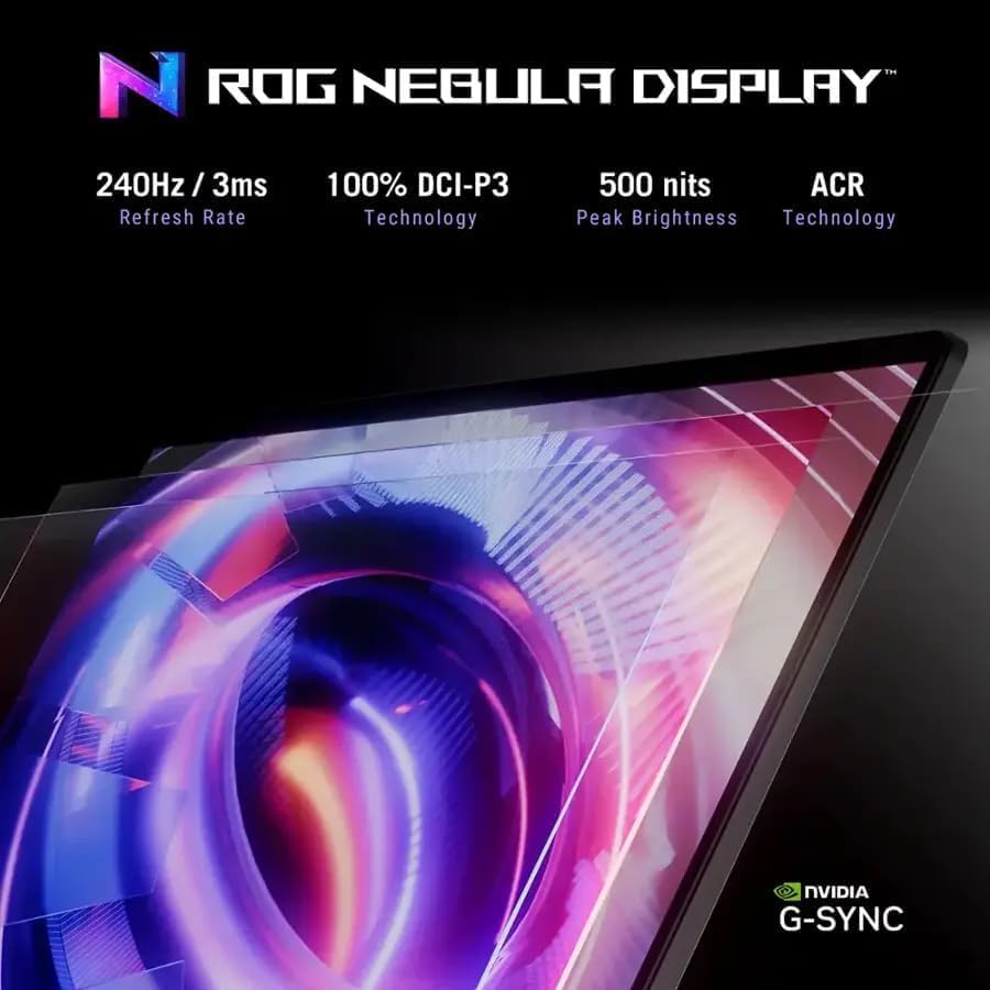 ASUS ROG Strix G18 Gaming Laptop 2025, GeForce RTX 5080 16GB DDR7, Intel Ultra 9 275HX, 18" 2.5K 240Hz Nebula Display, 64 GB DDR5, 8 TB SSD, Wi-Fi 7, RGB Backlit KB, Windows 11 Pro, w/Lifetime Office