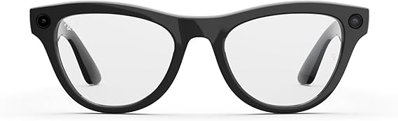 Ray-Ban | Meta Skyler Unisex Clear Lens Shiny Black colour Frame - 0RW4010601/SB52