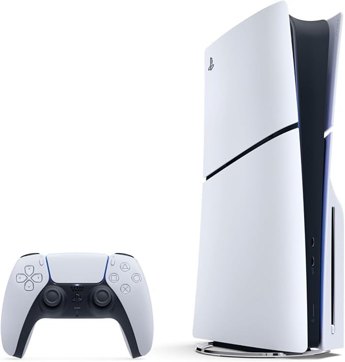 PlayStation 5 Slim Blu-ray Disc Edition Console (KSA Version), 2 Year Manufacturer Warranty