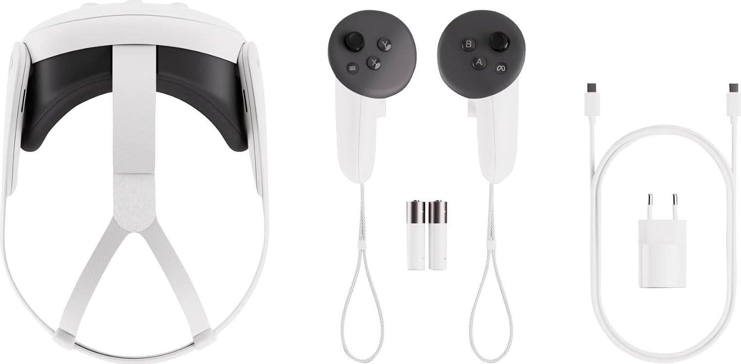 Meta Quest 3 512 GB – Die leistungsstärkste Quest – Ultimative Erlebnisse in Mixed Reality – Mit Batman: Arkham Shadow und 3-monatigem Meta Quest+ Probeabo