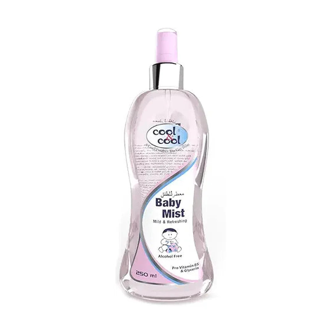 Cool & Cool Mild & Refreshing Baby Mist, 250Ml - Blue