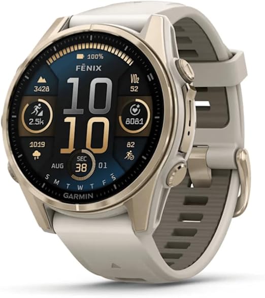 GARMIN FENIX 8 - 51 MM, AMOLED, SAPPHIRE TITANIUM WITH SPARK ORANGE/GRAPHITE SILICONE BAND