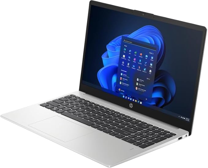 HP 255 G10 Business Laptop, 15.6" FHD IPS Display, AMD Ryzen 5 7530U, 16GB RAM, 512GB SSD, AMD Radeon Graphics, English Keyboard, Windows 11,Turbo Silver