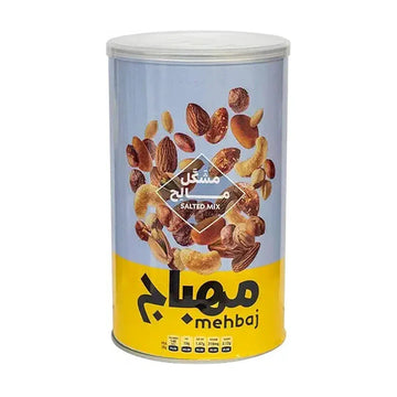 Almehbaj Salted Mixed Nuts Jar, 450 G, Multicolour