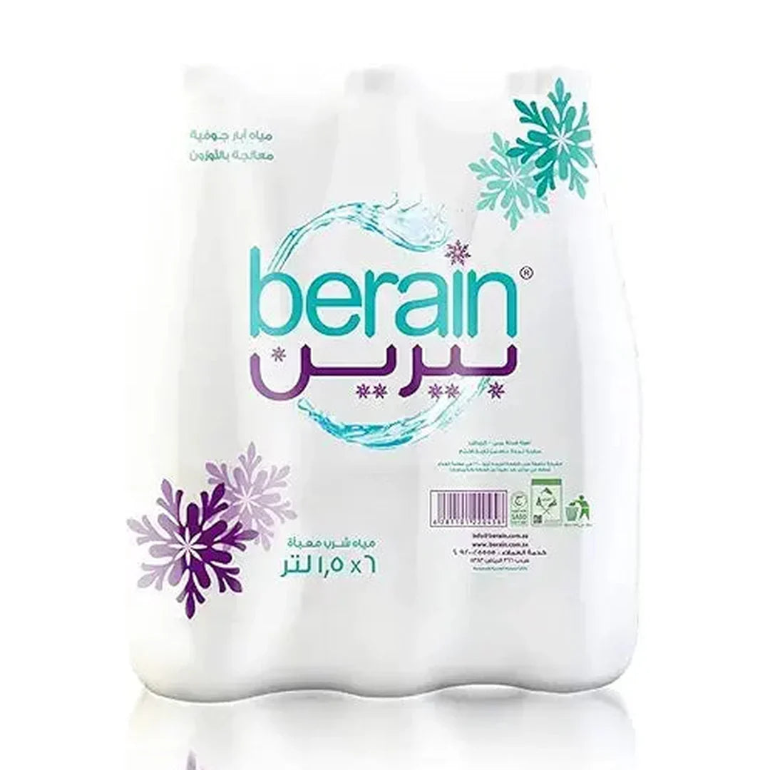 Berain Water Bottle - Size 6×1.5 Liters