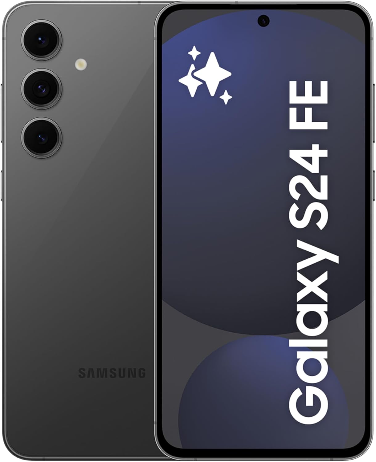 Samsung Galaxy S24 FE, AI Phone, Android Smartphone, 8GB RAM, 256GB Storage, 50MP Camera, Long Battery Life, Large Screen, Gray (KSA Version)