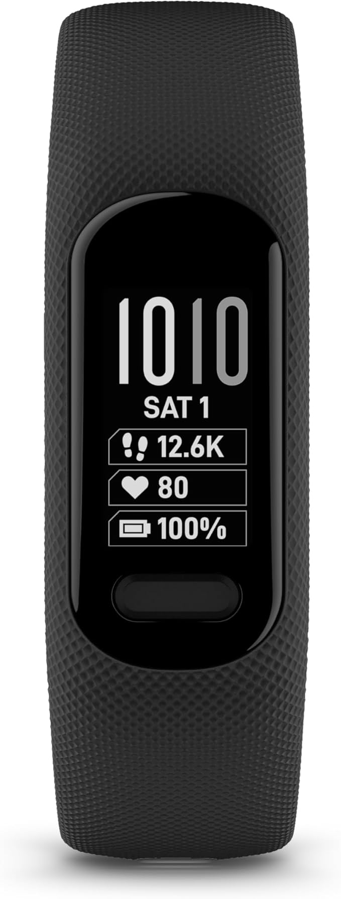 Garmin Vivosmart 5 Smart Health and Fitness Activity Tracker with Touchscreen, Black, Small/Medium