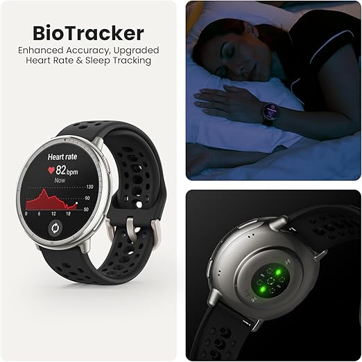 Amazfit Active 2 Smart Watch 44 mm, AI, Voice Control, GPS and Free Map Material, 10 Day Battery, Fitness Tracker with 160plus Sports Modes, 5 ATM Waterproof for Android and iPhone