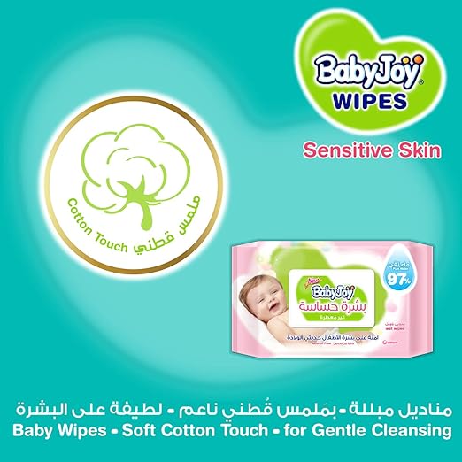 Babyjoy Sensitive Skin, 3X48, 144 Baby Wet Wipes