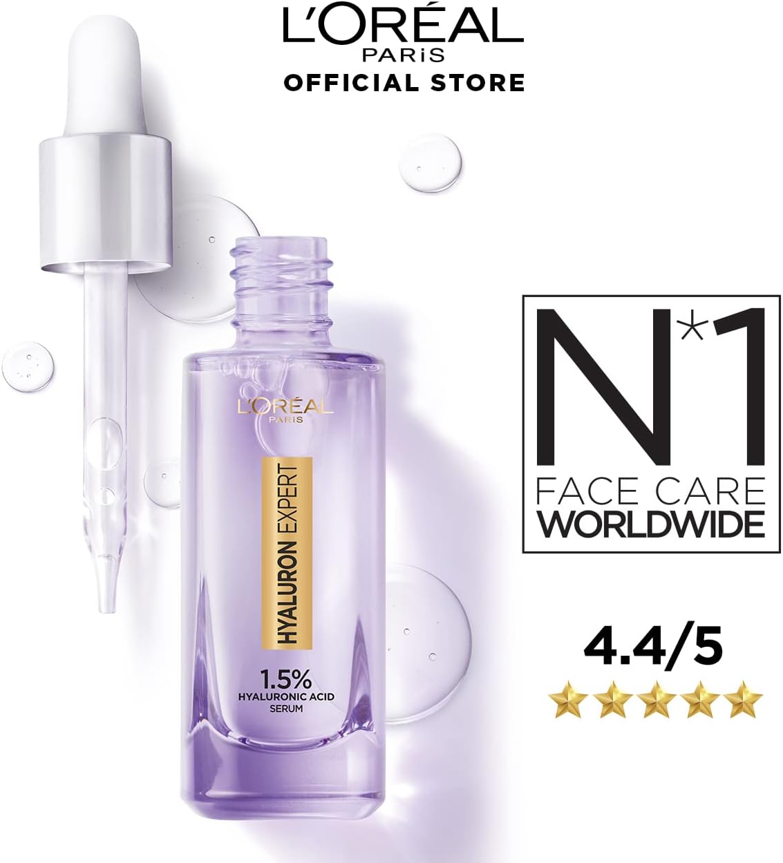 L'Oréal Paris Hyaluron Expert Replumping Face Serum with Hyaluronic Acid - 30ml