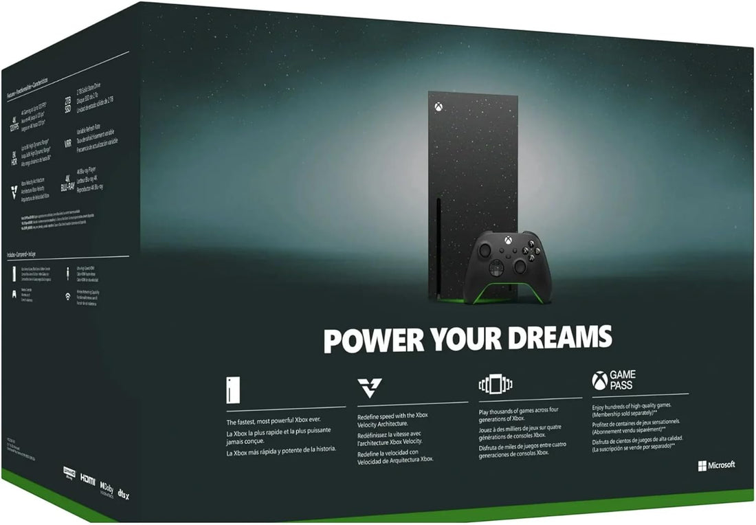 Xbox Series X 2 TB Disc Drive Galaxy Black Special Edition Bundle Includes Special Edition Wireless Controller