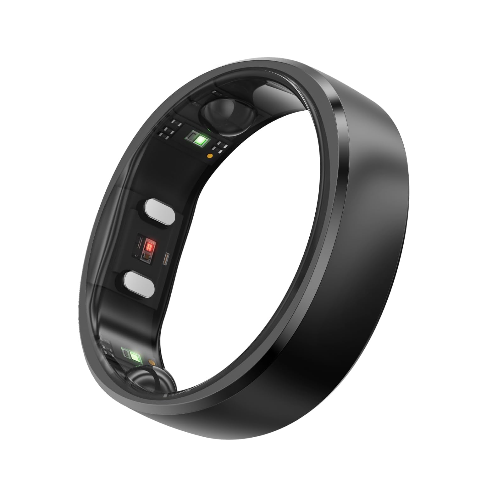 RingConn Gen 2, World’s First Smart Ring with Sleep Apnea Monitoring, No APP Subscription, 12-Day Battery Life, Stress/Heart Rate/Women's Health Tracker, Android & iOS Compatible (Black, Size 6)