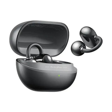 SOUNDPEATS POP Clip Open-Ear Earphones, Bluetooth 5.4 Earbuds, Lightweight Comfort, AI Call Noise Cancellation Attachable Ear Grips, Immersive Audio Wireless Headphones, 30H, Waterproof, App