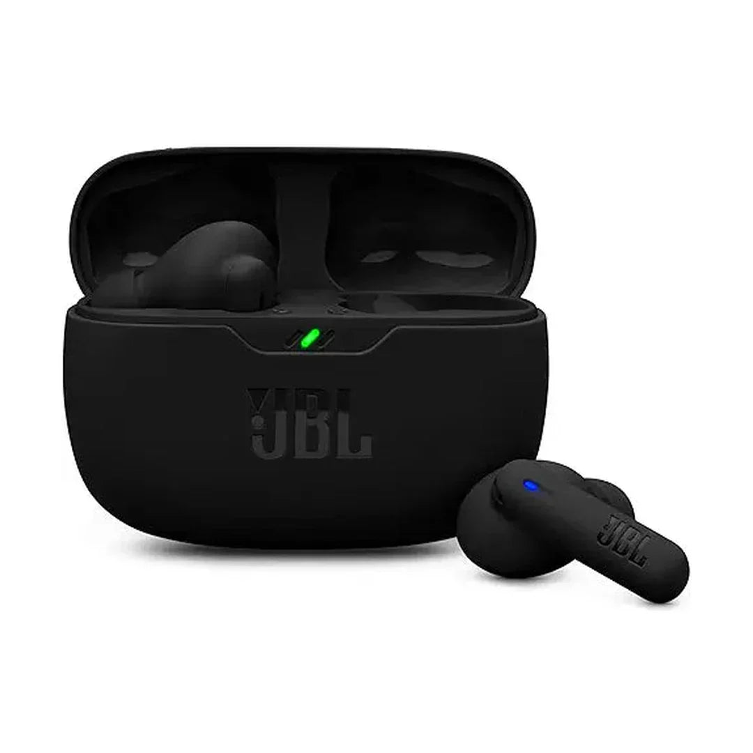 JBL Wave Beam 2 Adaptive Noise Cancelling with Smart Ambient True Wireless Earbuds, Deep Bass, Comfort Fit, 40H Battery, Hands-Free + VoiceAware, Water and Dust Resistant - Black, JBLWBEAM2BLK