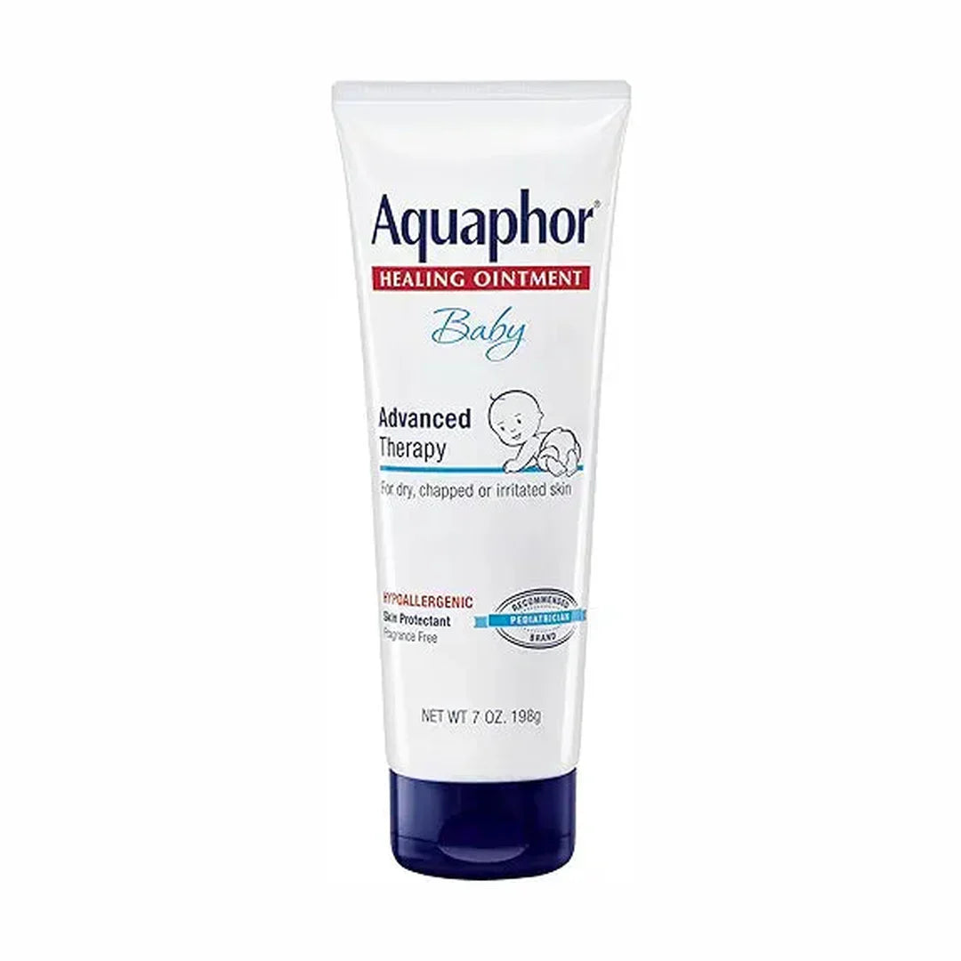 Aquaphor Baby Healing Ointment - For Chapped Skin, Diaper Rash And Minor Scratches - 7 Oz. Tube