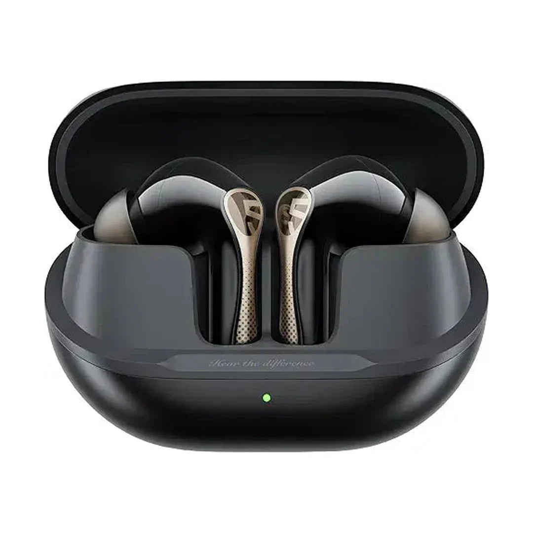 SOUNDPEATS Air5 Pro+ Hybrid Driver Wireless Earbuds, xMEMS & Aptos Class-H Amplifier, LDAC & aptX Lossless, Hi-Res Audio Wireless Certified, 55dB Adaptive ANC, Bluetooth 5.4, Fast Charging