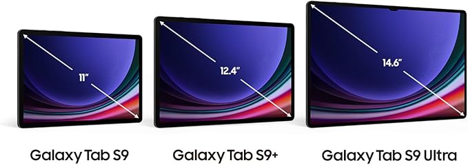 Samsung Galaxy Tab S9 5G, 8GB RAM, 128GB Storage, Graphite, (KSA Version)