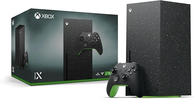 Xbox Series X 2 TB Disc Drive Galaxy Black Special Edition Bundle Includes Special Edition Wireless Controller