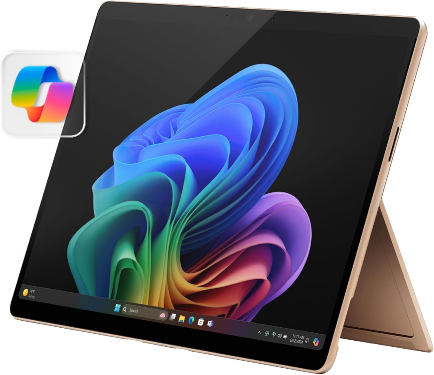 Microsoft Surface Pro 13" (Latest Version) | OLED | 12 Core | Copilot+PC | 2 in 1 | 120Hz Display| Snapdragon X Elite| 16GB RAM | 512GB SSD | Black | KSA Version