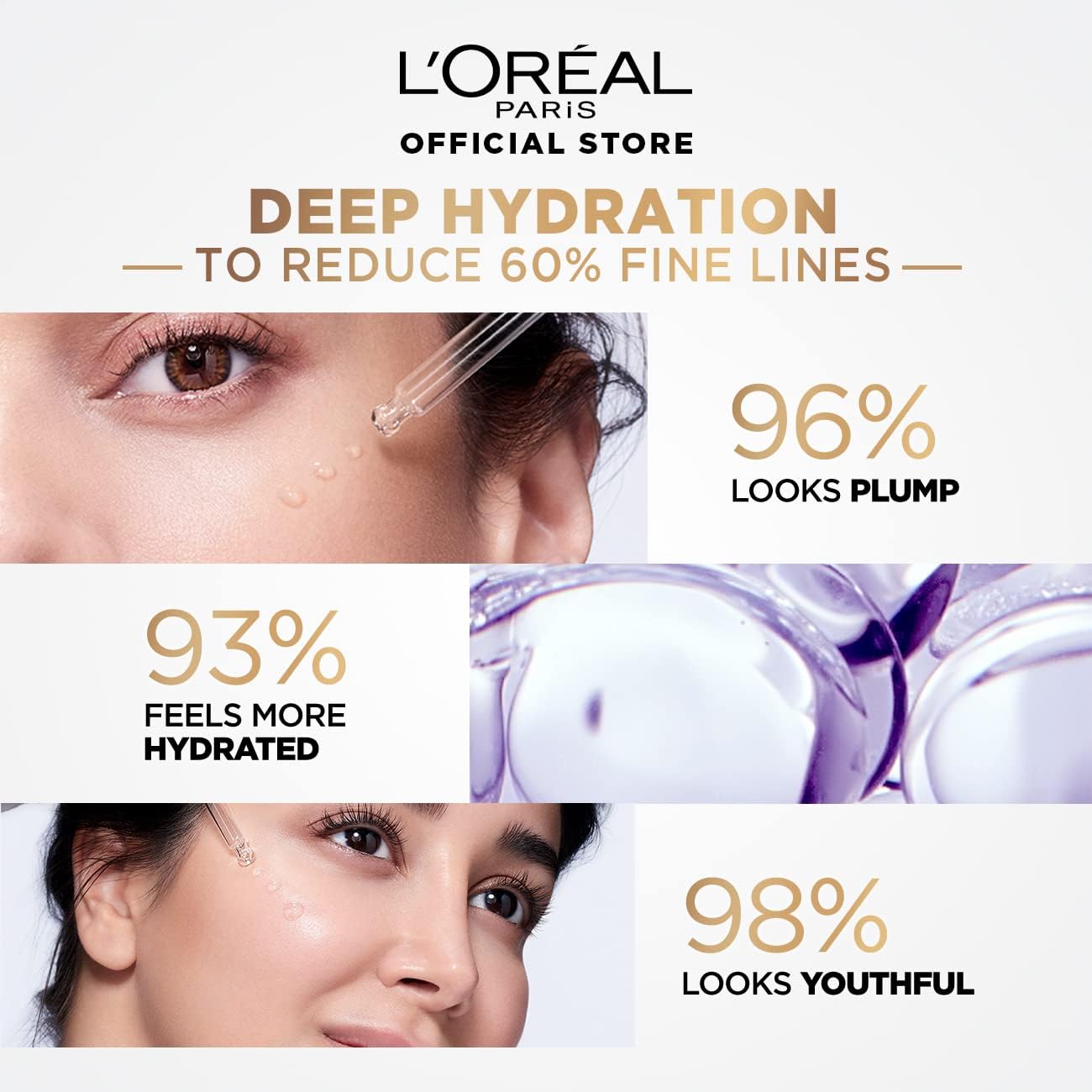 L'Oréal Paris Hyaluron Expert Replumping Face Serum with Hyaluronic Acid - 30ml
