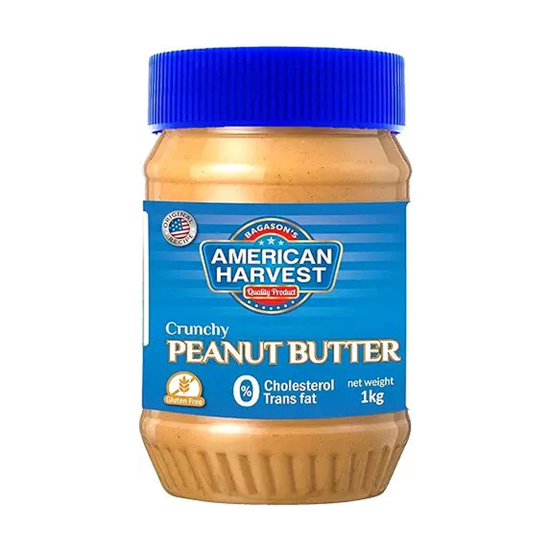 American Harvest Crunchy Peanut Butter 1kg