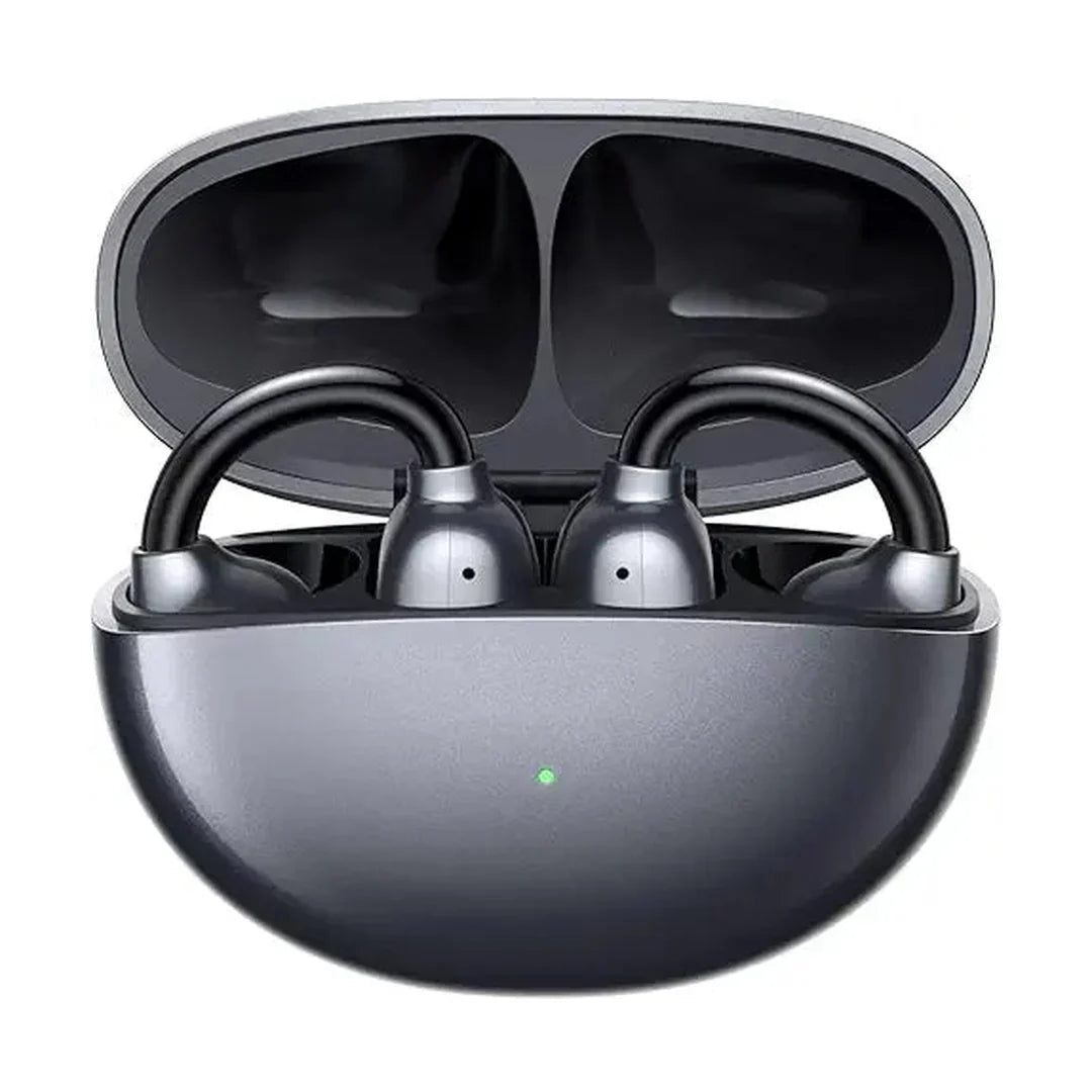 UGREEN ClipBuds, Open-ear Wireless Headphones with 4 Mic Clear Call 12mm Diaphragm Earbuds Clip on Earphones Bluetooth 6.0, App&Touch Control, Lightweight, IPX5 for Fitness, 30H Playtime, iOS&Android
