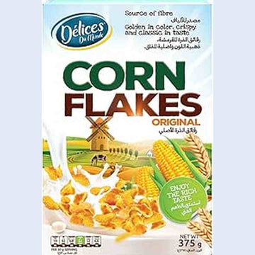 Delices Du Monde Original Corn Flakes Breakfast Cereal 375 g