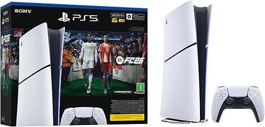 PlayStation 5 Digital Edition Console 825 GB - EA SPORTS FC26 Bundle, 2 Year Manufacturer Warranty (KSA Version)