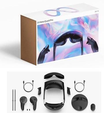 Meta Quest Pro All-In-One VR Headset - Black - Oculus OS (Meta Quest Pro) - Compatible with PC, Console, Smartphone