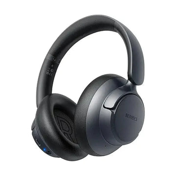 BERIBES Active Noise Cancelling Headphones, Headphones Wireless over ear with Microphone, 70H Playtime, Foldable Bluetooth Headphones with HiFi Audio, Deep Bass for Office, Travel, Gym