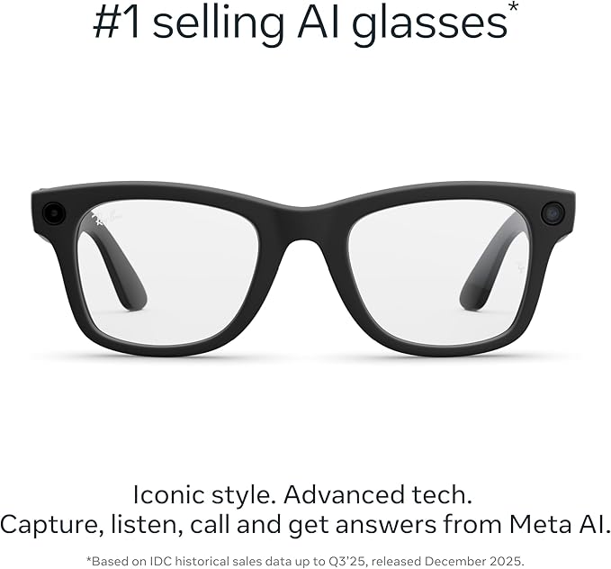 Ray-Ban Meta Glasses, Wayfarer (Gen 2)